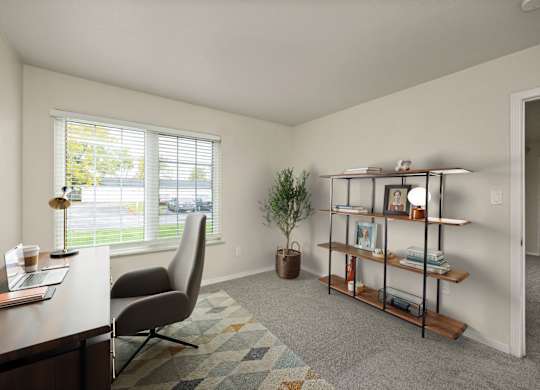 Office Space with Carpet