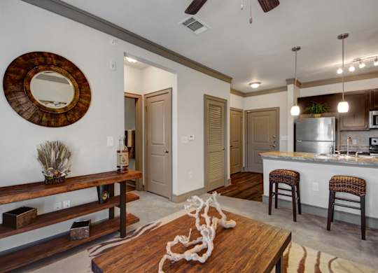 Ceiling with crown molding