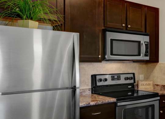 Kitchen With Stainless Steel Appliances