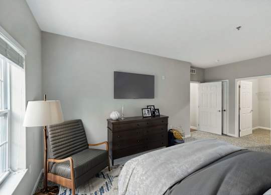 Bedroom with Plush Carpeting