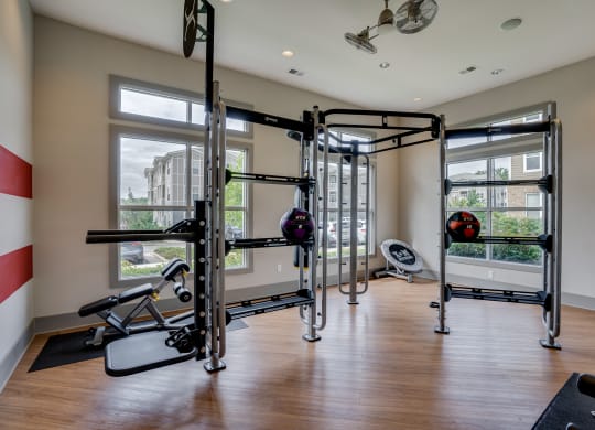 Large Weight Equipment with Medicine Balls