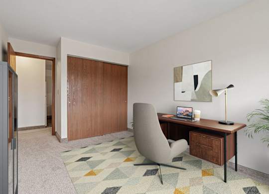 Office Space with Carpet
