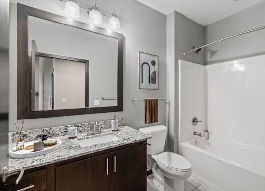 Bathroom with Modern Finishes