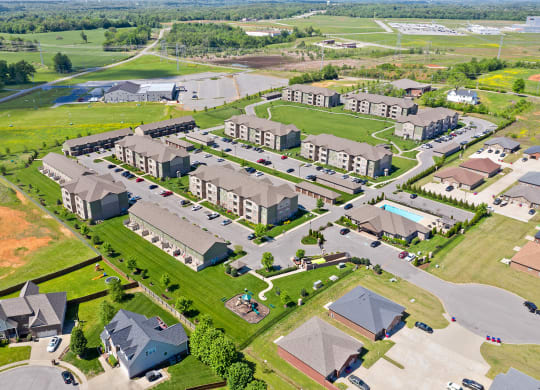 Aerial View of Community