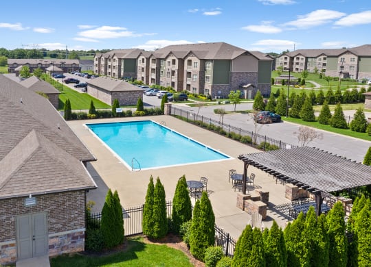 Aerial View of Pool