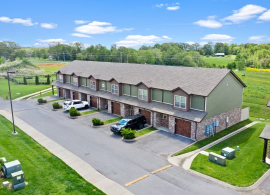 Aerial View of Townhomes