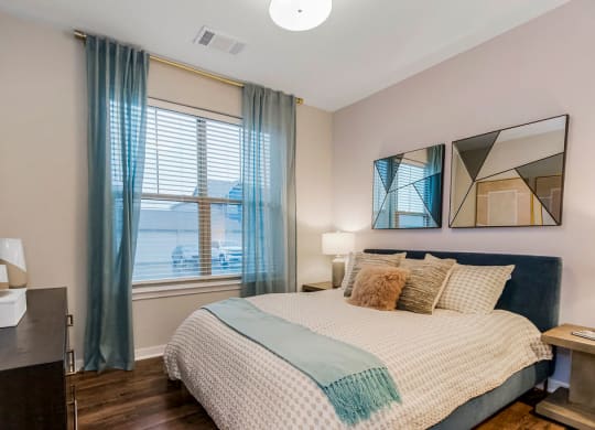 Bedroom with Overhead Lighting