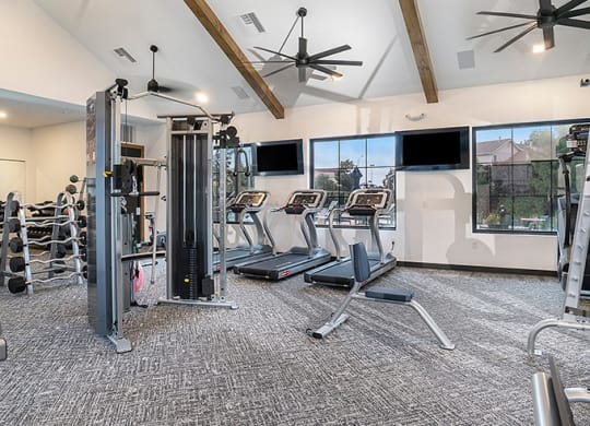 Strength Training Equipment At The Fitness Center
