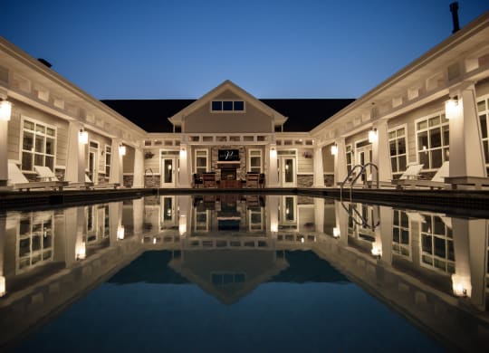 Clubhouse Overlooking The Pool Area