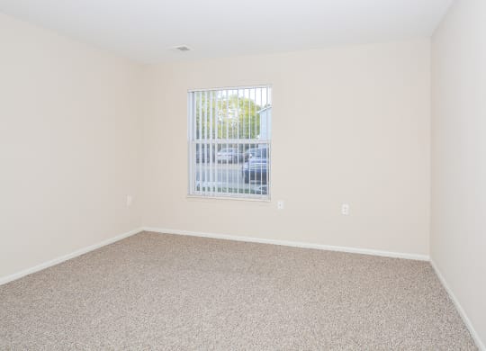 Large Window with Blinds