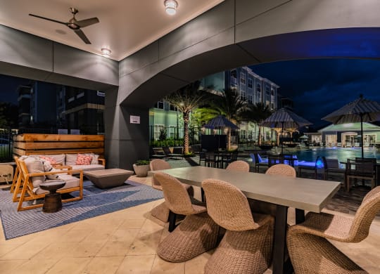 Outdoor Lounge Area