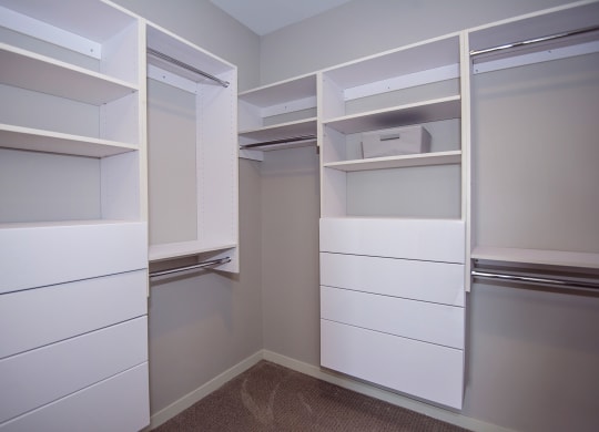 California Closets with Built-In Shelving