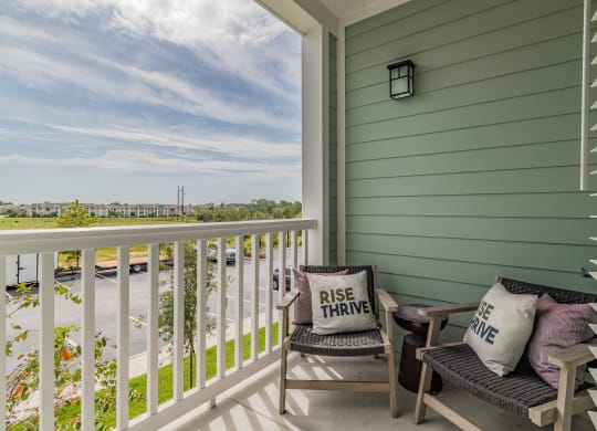 Shaded Balcony With Scenic Views