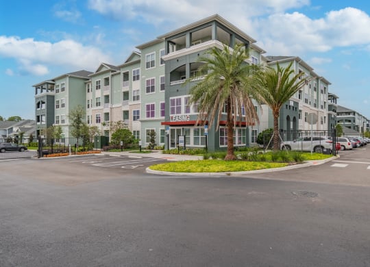 Exterior Of The Leasing Office At Thrive
