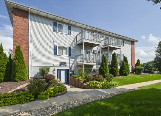 Exterior Patios or Balconies Overlooking the Lush Landscaping