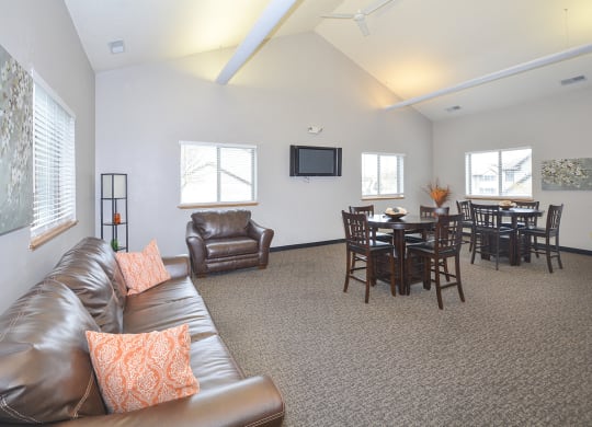 Clubhouse Lounge and Dining Area