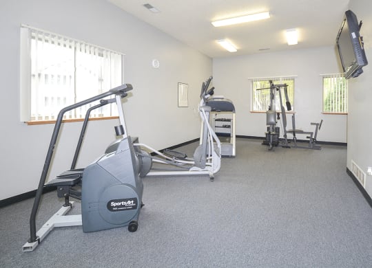 Cardio Equipment at the Fitness Center