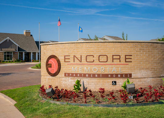 Encore Memorial Monument Sign