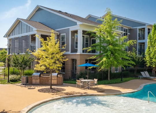 Large Pool and Sundeck with Grilling Area