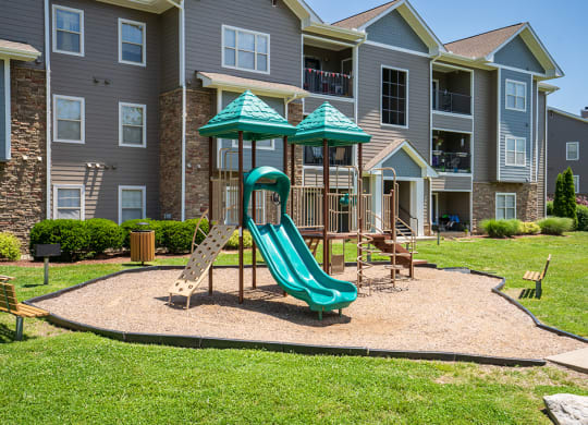 Playground Area with Benches