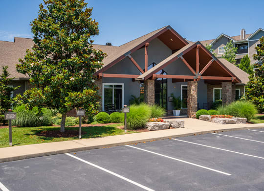 Parking Lot in Front of The Falls at 109 Clubhouse