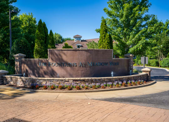 The Fountains At Meadow Wood Monument Sign