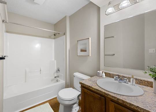 Bathroom with Modern Finishes