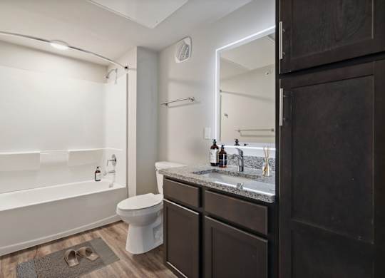 Bathroom with Modern Finishes