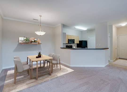Separate Dining Area with Overhead lighting