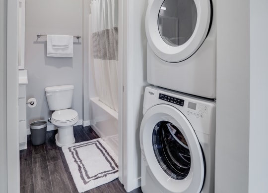 Walk-In Closet with Washer and Dryer
