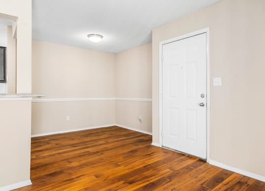 Separate Dining Room Area With Ceiling Light