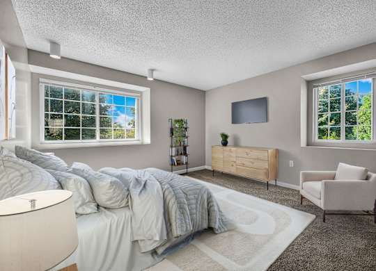 Bedroom with Abundant Natural Light