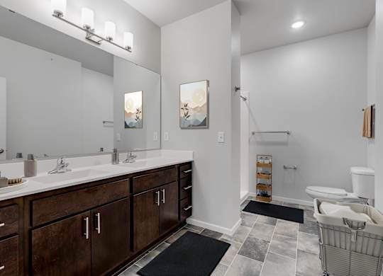 Bathroom with Modern Finishes