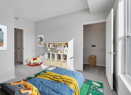 Bedroom With Walk-In Closet