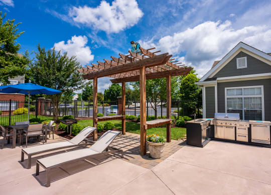 Pergola On The Pool Sundeck