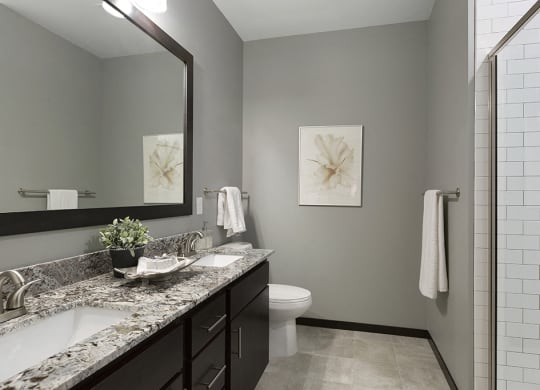Luxurious Bathrooms with Zero Threshold Tiled Shower