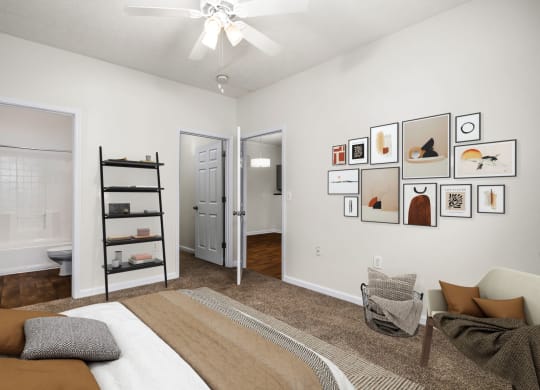 Bedroom with Bathroom Access