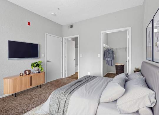 Bedroom with Plush Carpeting