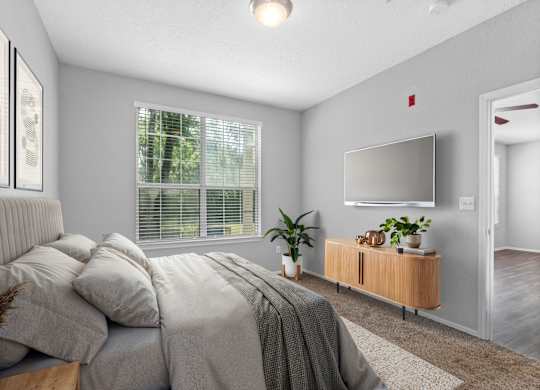 Bedroom with Abundant Natural Light