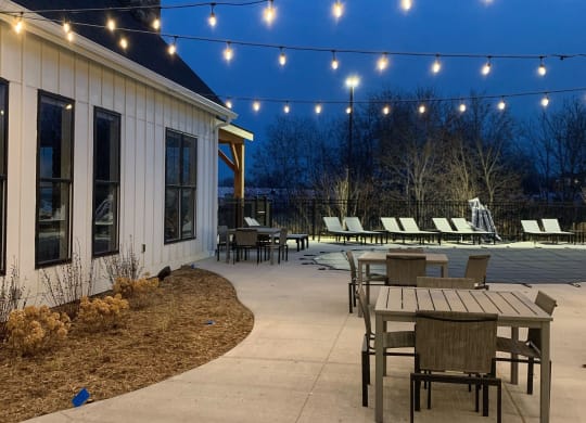 Outdoor Sundeck with Furniture