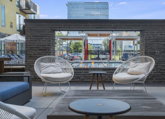 Outdoor Fireplace Lounge