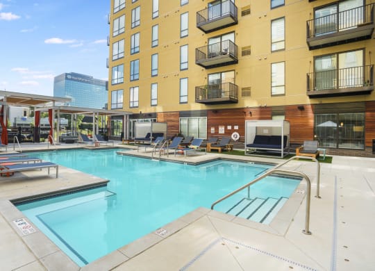 Inviting Pool With Lounge Chairs