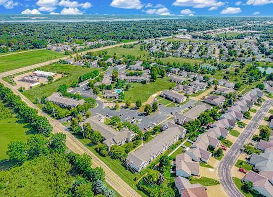 Aerial View Of Knoxville Pointe