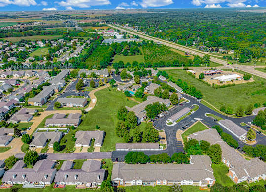 Aerial View Of Knoxville Pointe Apartment Community