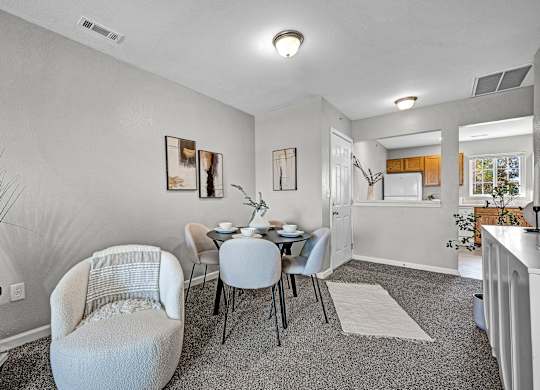 Separate Dining Area with Overhead lighting