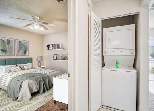 Bedroom with Plush Carpeting