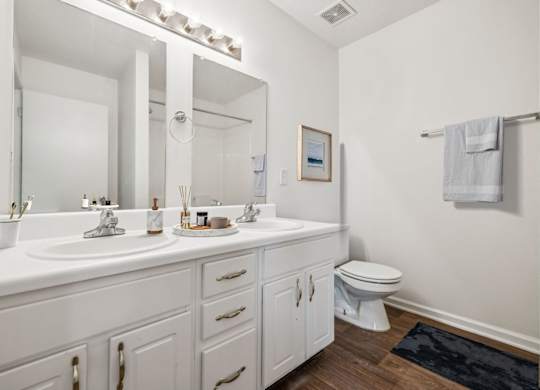 Bathroom with Dual Vanity