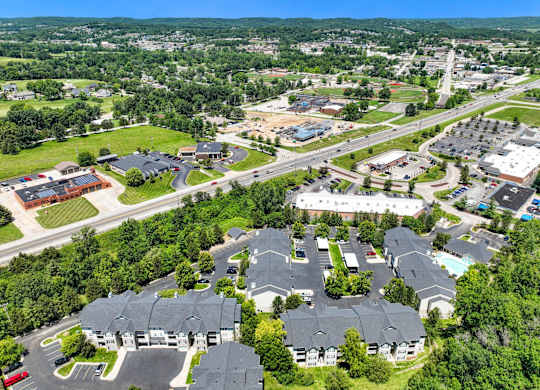 Aerial View of Legends on the Park