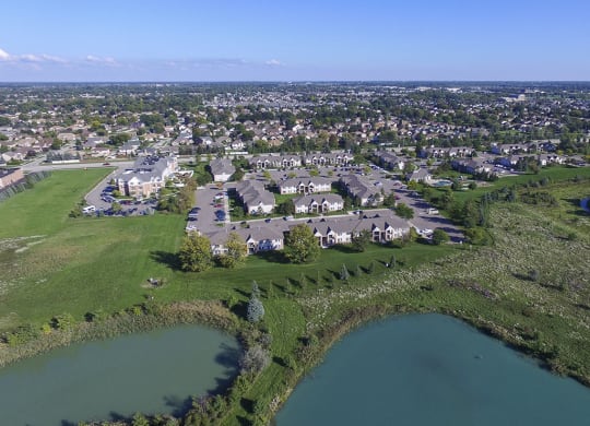 Ariel View of the Lakeside Park Community