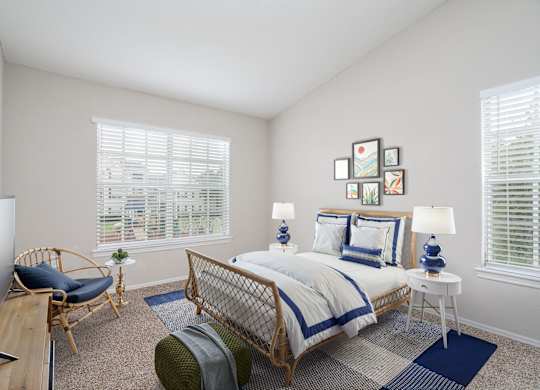 Bedroom with Abundant Natural Light